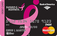 Susan G. Komen Credit Card