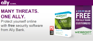 Ally Bank Free Webroot Antivirus Promotion