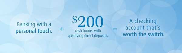 New BMO Harris $200 Checking Promotion