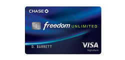 Chase Freedom Unlimited Card Promotion: 3% Unlimited Cash Back On Every Purchase First Year