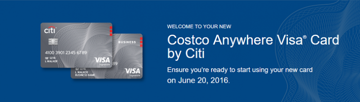 Citi Costco Anywhere VISA