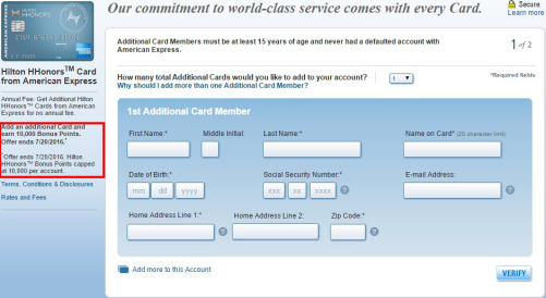 American Express Additional Care