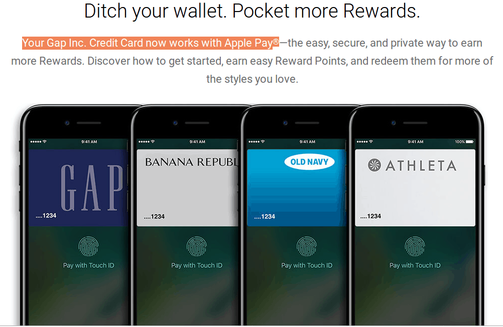 gap silver visa card