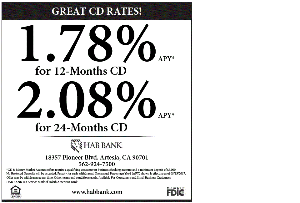bank of america featured cd interest rate