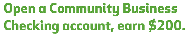 Community Business Checking account