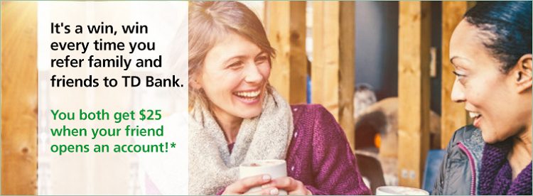 TD Bank Referral Promotion