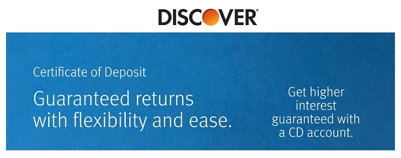 Discover Bank CD account