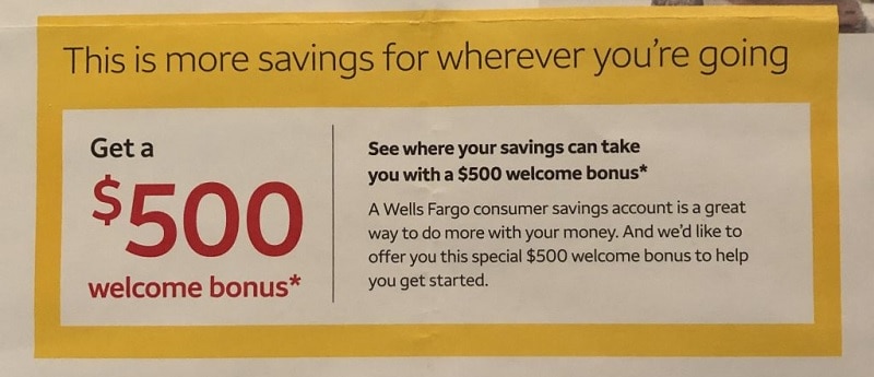 Wells Fargo Promotion