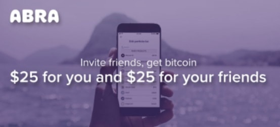 Abra (Mobile Bitcoin Wallet) Promotions: $25 Sign-Up Bonus And $25 Referral Offer