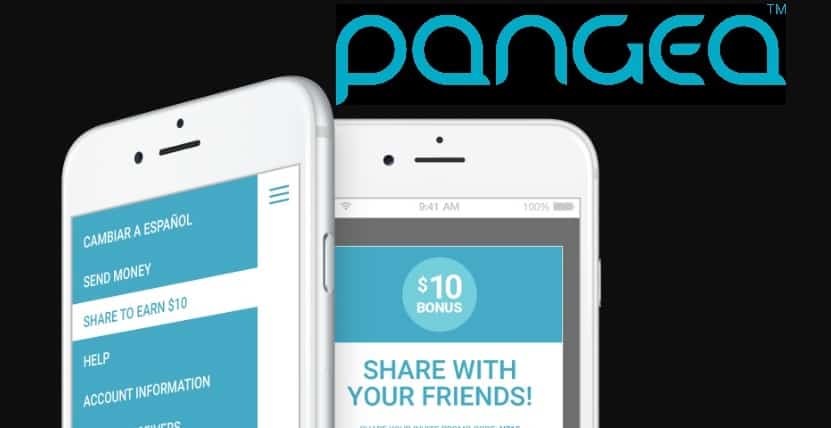 Pangea (Money Transfer) Promotions: $10 Off First Money Transfer And $10 Referral Offer