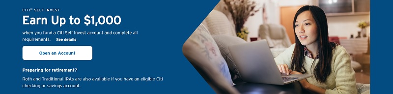 Citi Self Invest Bonus