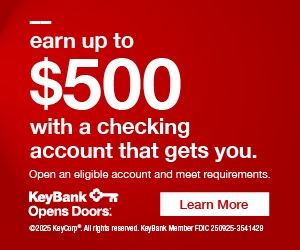 KeyBank Checking Bonus Banner